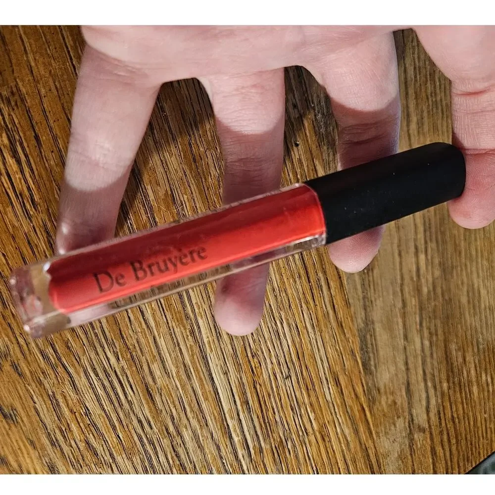 NEW! De Bruyere Paris Red Lip Gloss .17 Oz